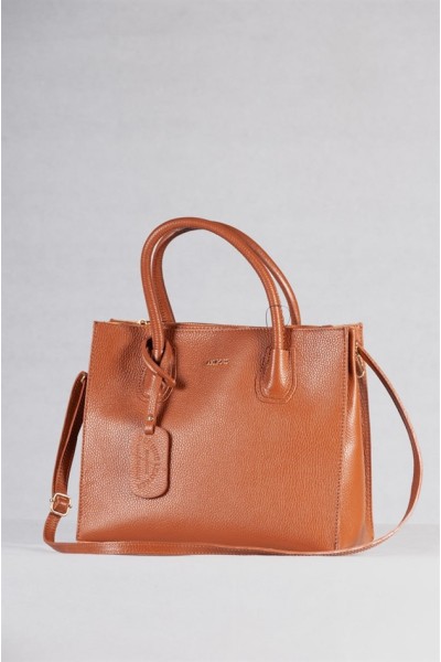 Τσάντα Label Rose 100% Leather 