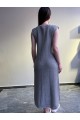 Φόρεμα NIMA LIMINAL KNITTING ασημί