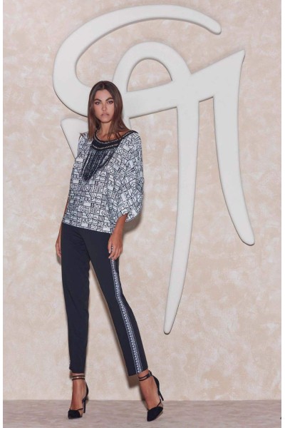 Παντελόνι GM by GAIMATIOLO  μαύρο