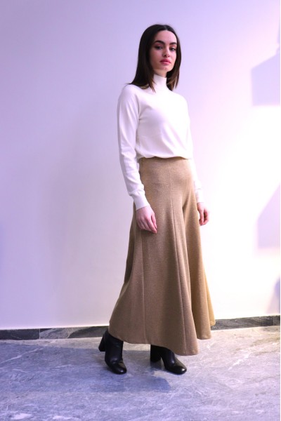 Ζίπ κιλότ Gaimatiolo χρυσό