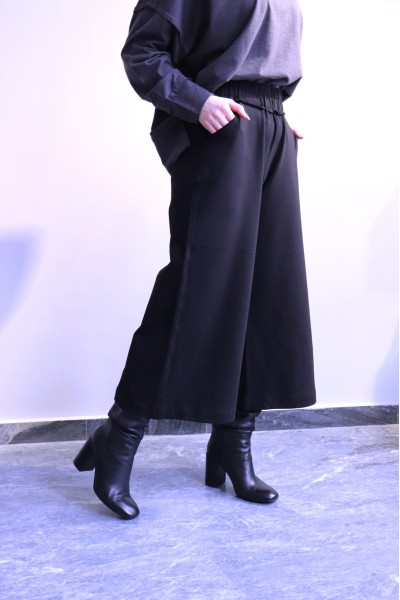 Ζίπ κιλότ Maradoro μαύρο