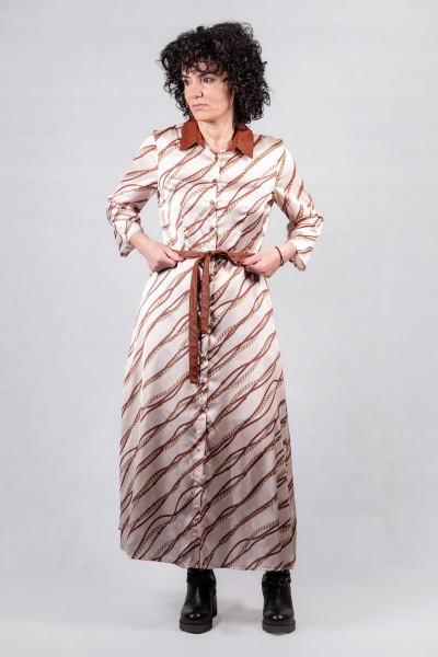 Φόρεμα Rinascimento μπεζ