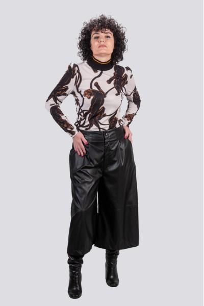 Μπλούζα με πλεκτό λαιμό Gaimattiolo 