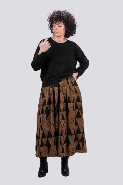 Φούστα Souvenir καφέ