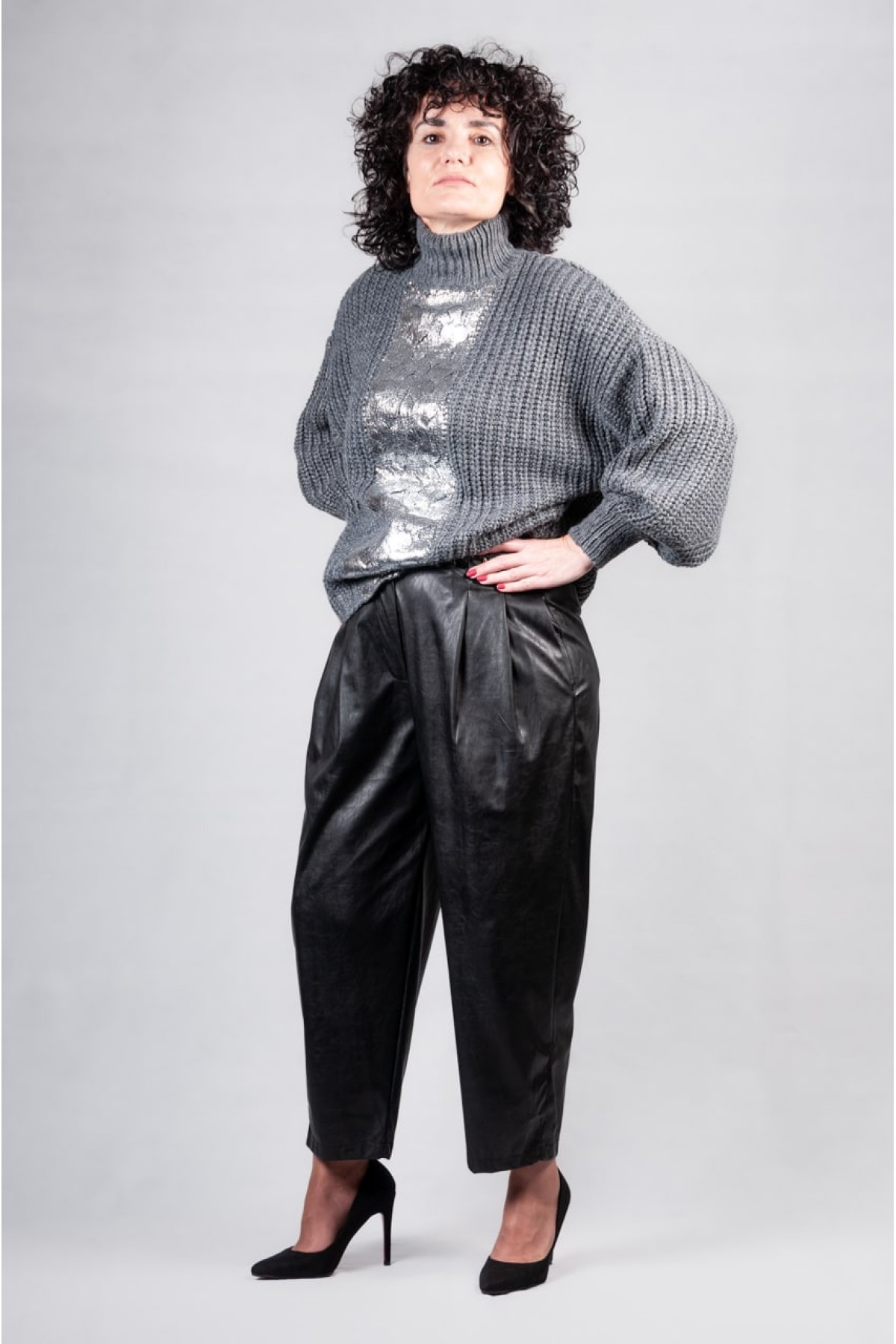 Πουλόβερ Motel γκρι