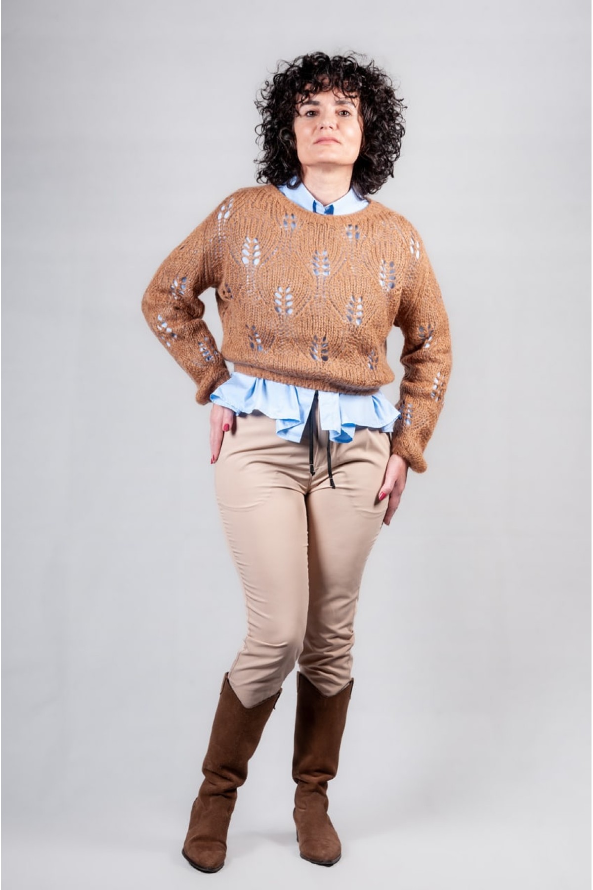 Παντελόνι Rinascimento μπεζ