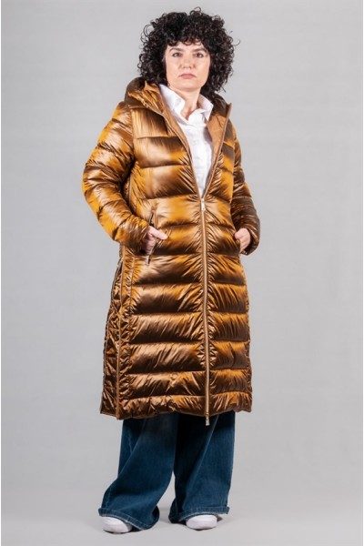 Μπουφάν Trash & Luxury σε μουσταρδί χρώμα