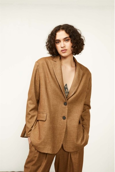 Σακάκι oversize με κουμπία Souvenir