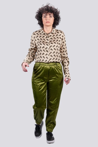 Παντελόνι Rinascimento λαδί