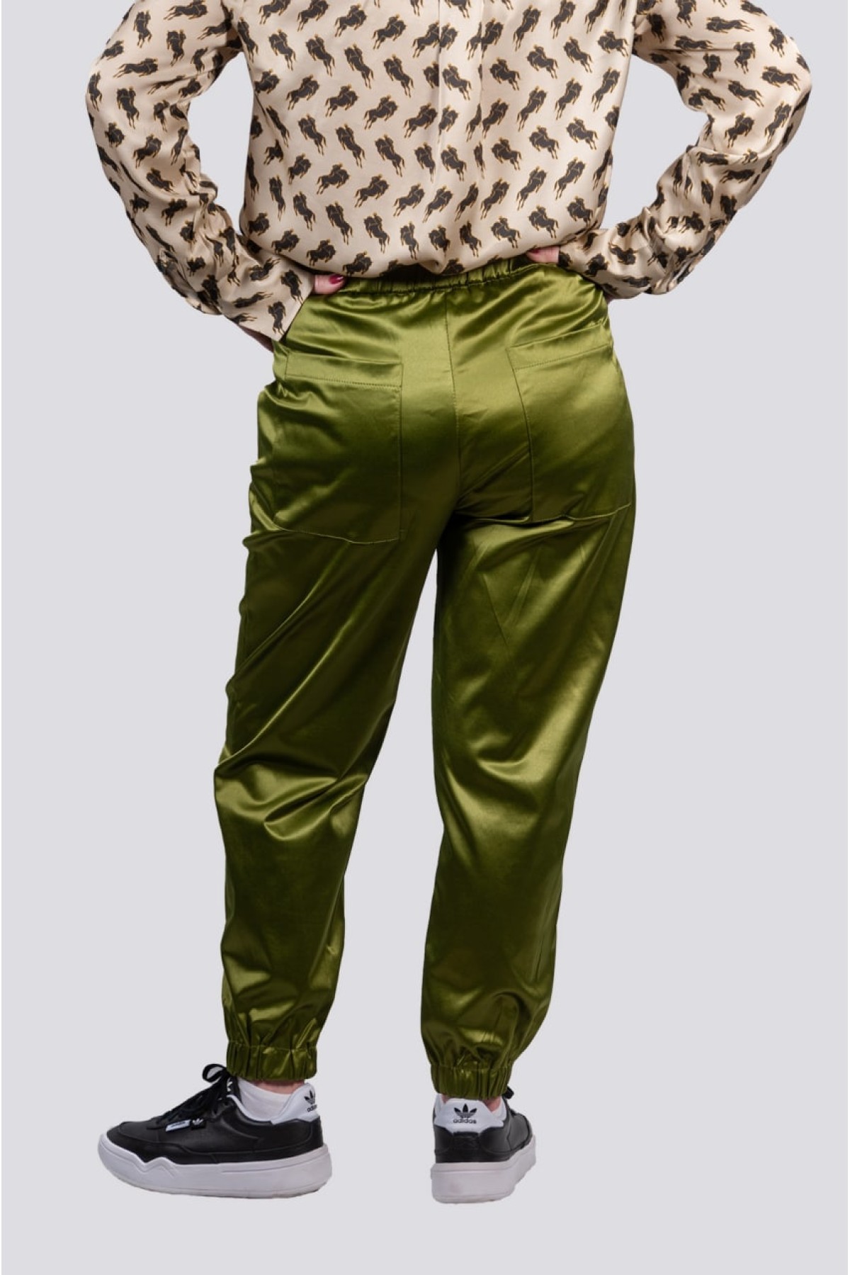 Παντελόνι Rinascimento λαδί