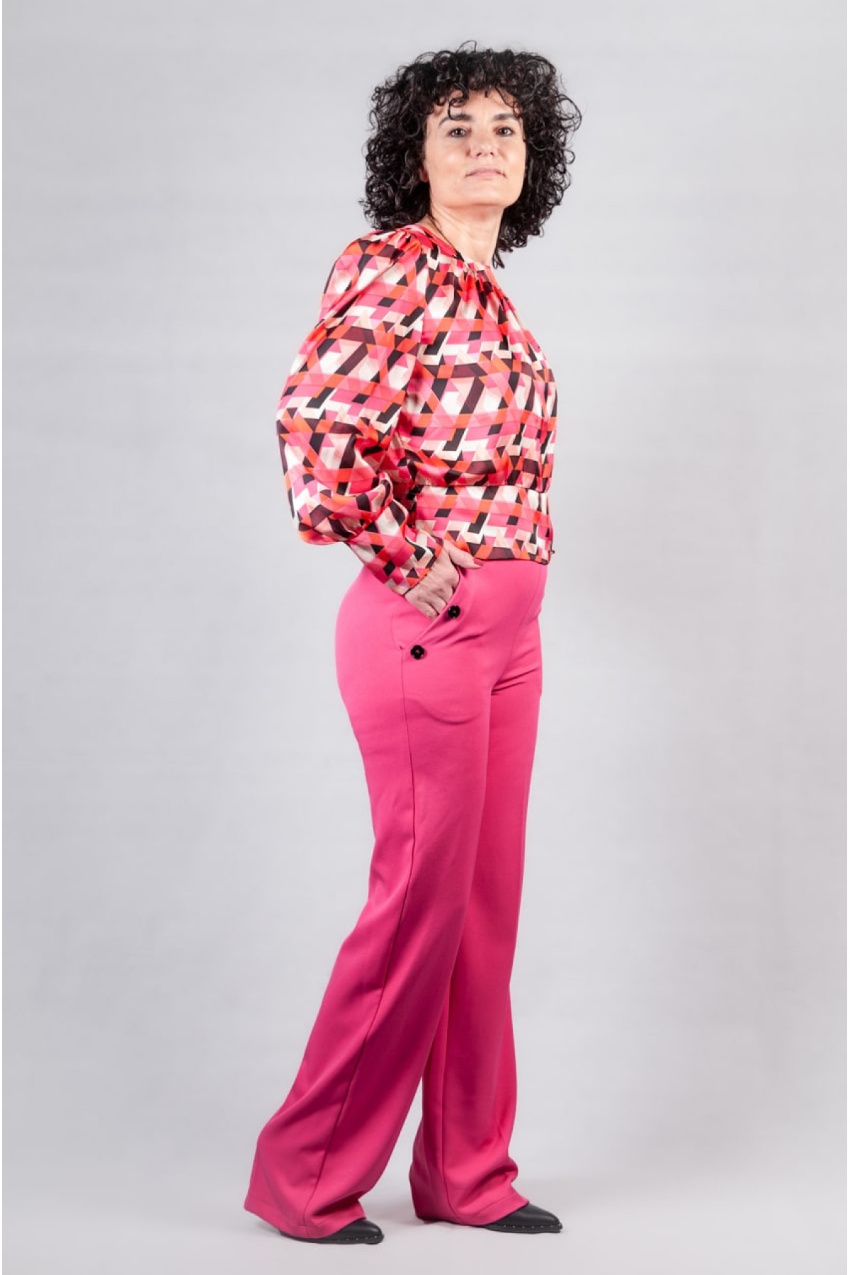 Παντελόνι Rinascimento ροζ