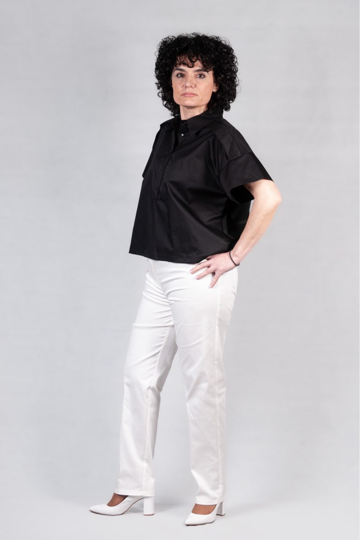 Πουκάμισο Sandro Ferrone μαύρο 